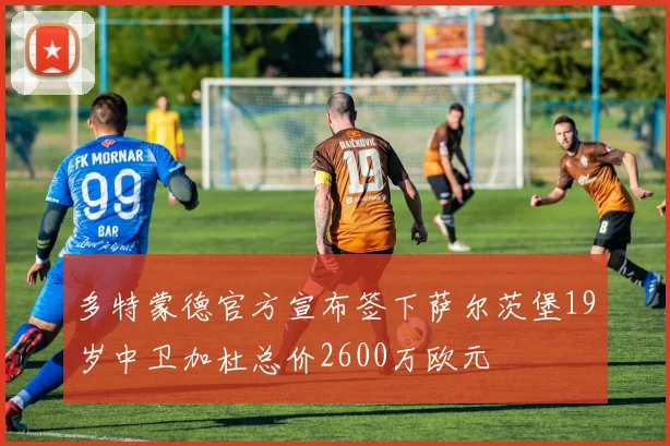 多特蒙德官方宣布签下萨尔茨堡19岁中卫加杜总价2600万欧元